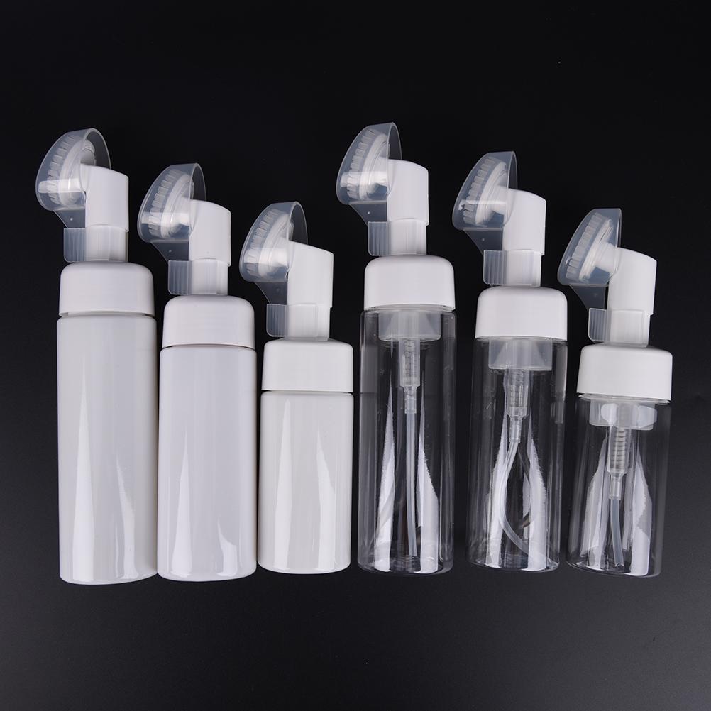 Chai PET rỗng đựng xà phòng/sữa rửa mặt bằng silicon tiện dụng