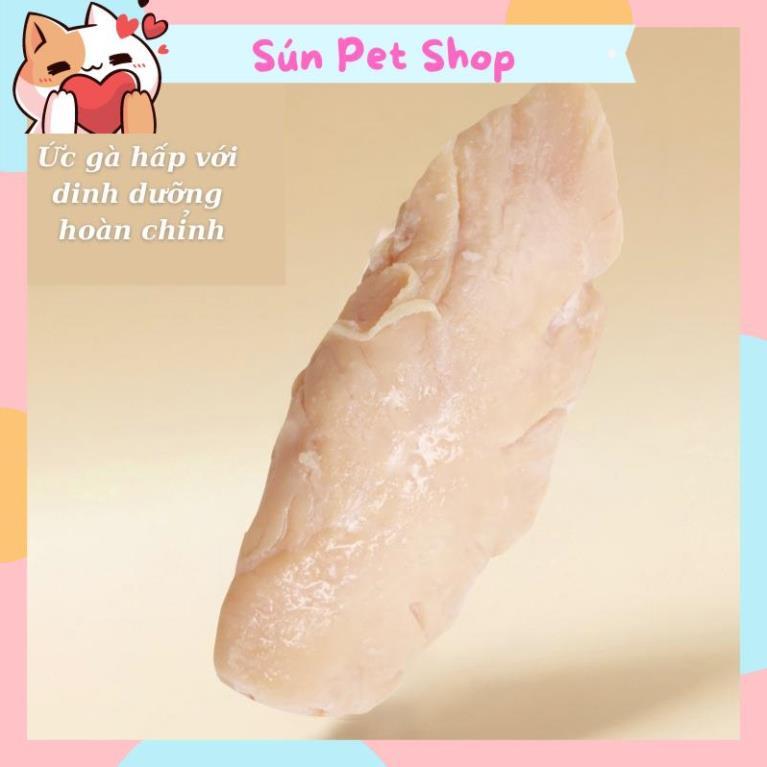 Ức gà hấp ăn liền cho chó mèo - Ức gà Pet Snack, Real Chicken, Masti cho thú cưng (40g)