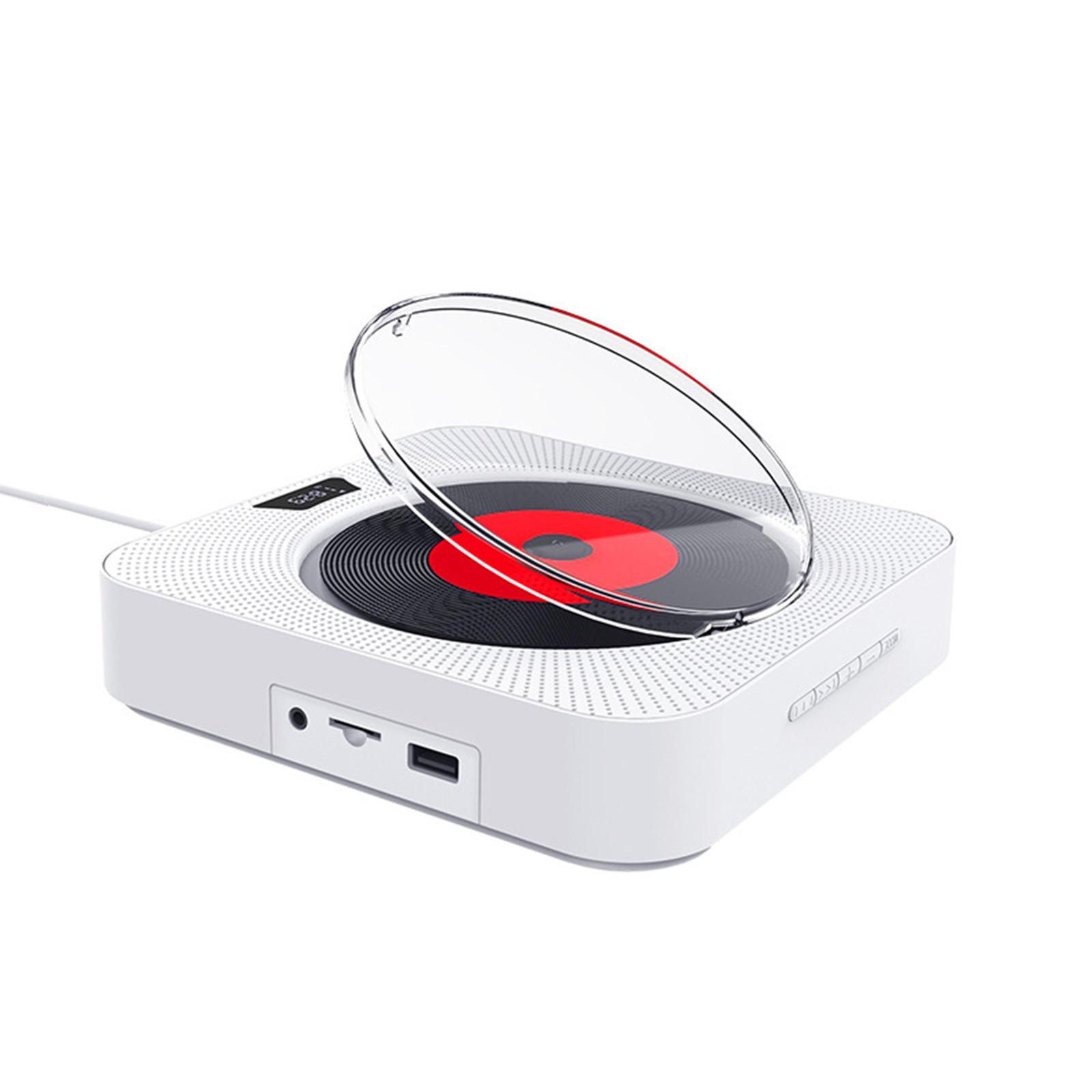 Đầu đĩa CD gắn tường Loa Bluetooth với Điều khiển từ xa Đài FM Thẻ TF 3,5 mm