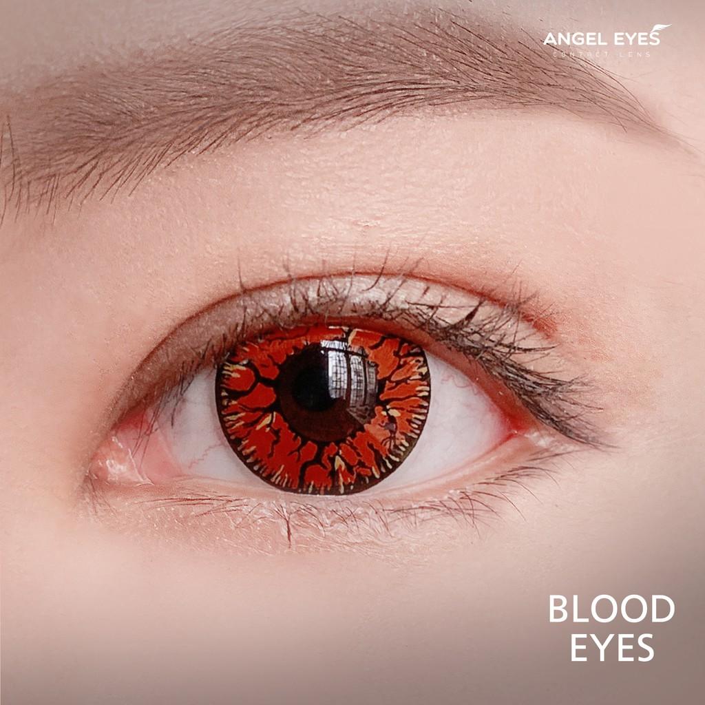 Lens Cosplay thương hiệu Angel Eyes nhiều mẫu hóa trang Đỏ, Trắng, Mù