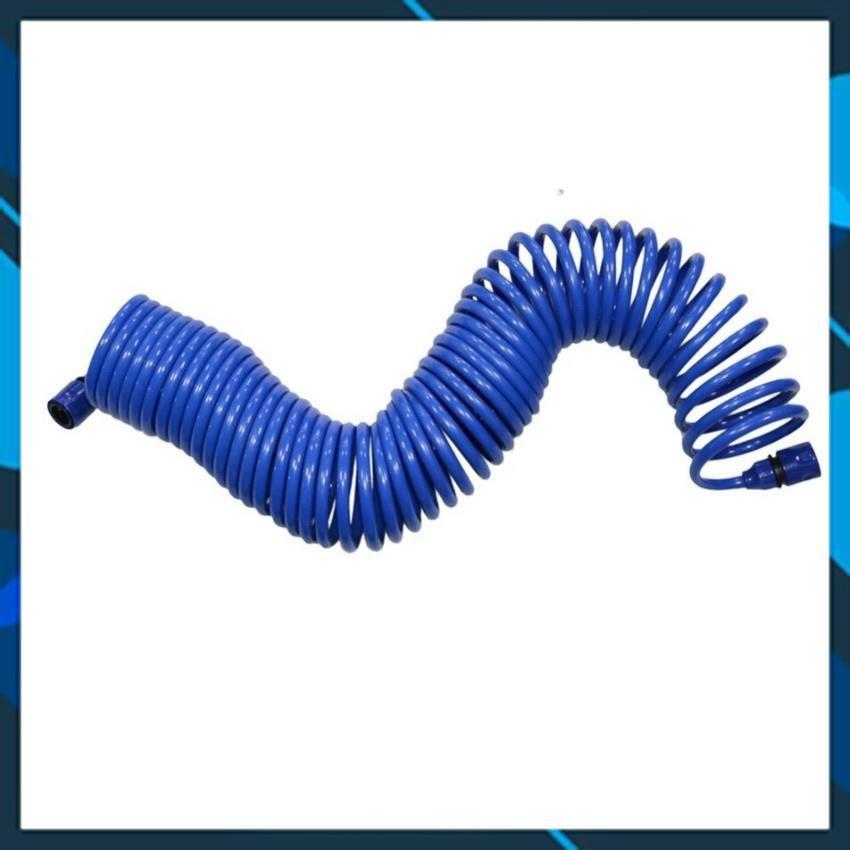 Bộ vòi xịt nước tưới cây đa năng tăng áp lực nước kèm dây tưới dạng lò xo co dãn 587814 loại 10m
