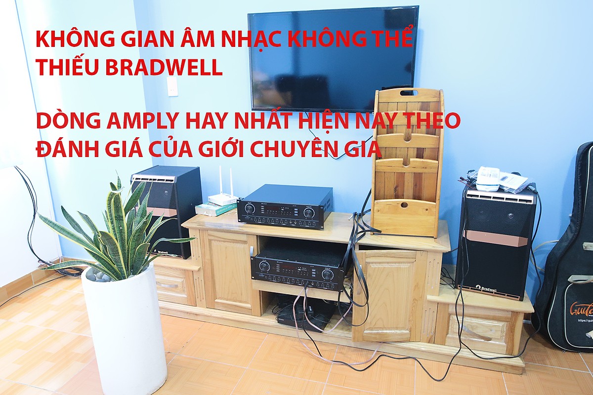 Amply karaoke Bradwell BR380 Hàng Chính Hãng