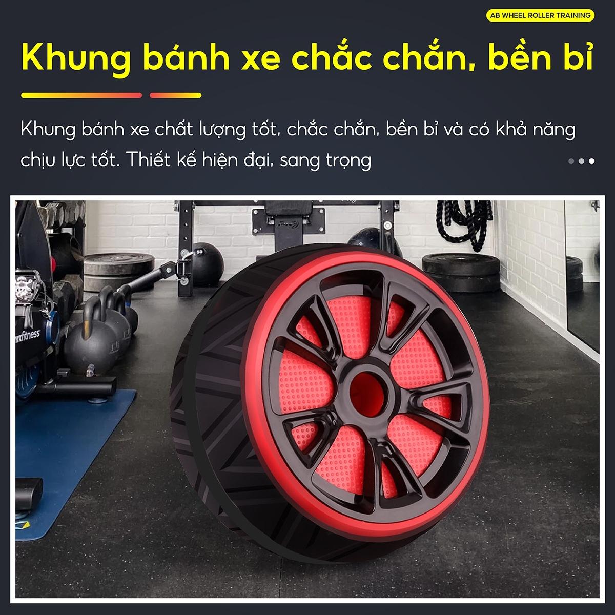 Con lăn tập cơ bụng TDR95 1 bánh - Con lăn TDR100 2 bánh Perfect AB Carver Pro
