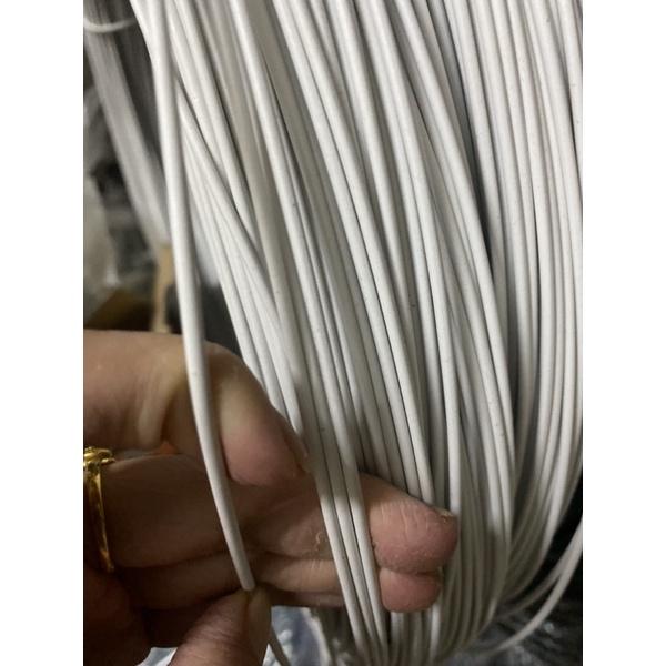 ️ Dây thép 2,5 li bọc nhựa trắng dùng làm dàn phơi, buộc đồ , dẻo ,dai,bền