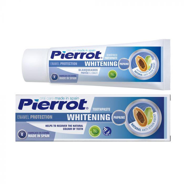 [Tặng 1 mặt nạ] Kem đánh răng làm trắng răng Pierrot 75ml