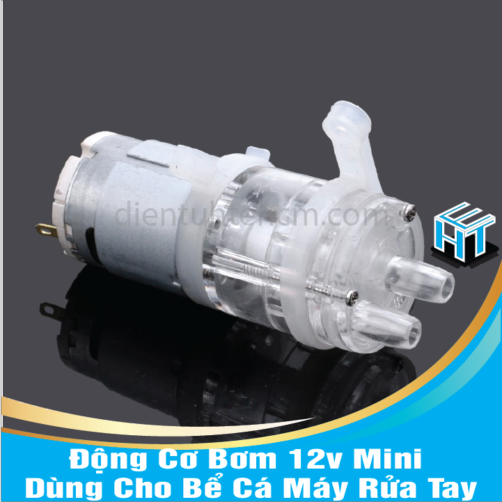 Động Cơ Bơm 12v Mini Dùng Cho Bể Cá ,Máy Rửa Tay