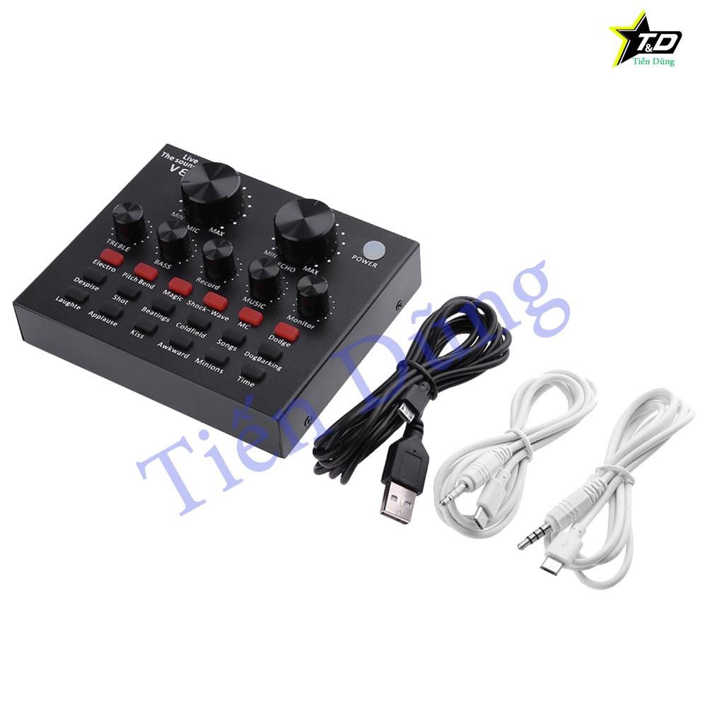 COMBO MICRO THU ÂM B900 SOUND CARD XOX K10 CHÂN MÀNG LỌC DÂY MA2 Tặng Tai nghe