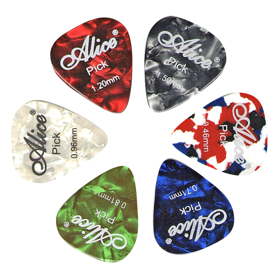 Combo 6 Pick Gảy Đàn Guitar Alice AP100