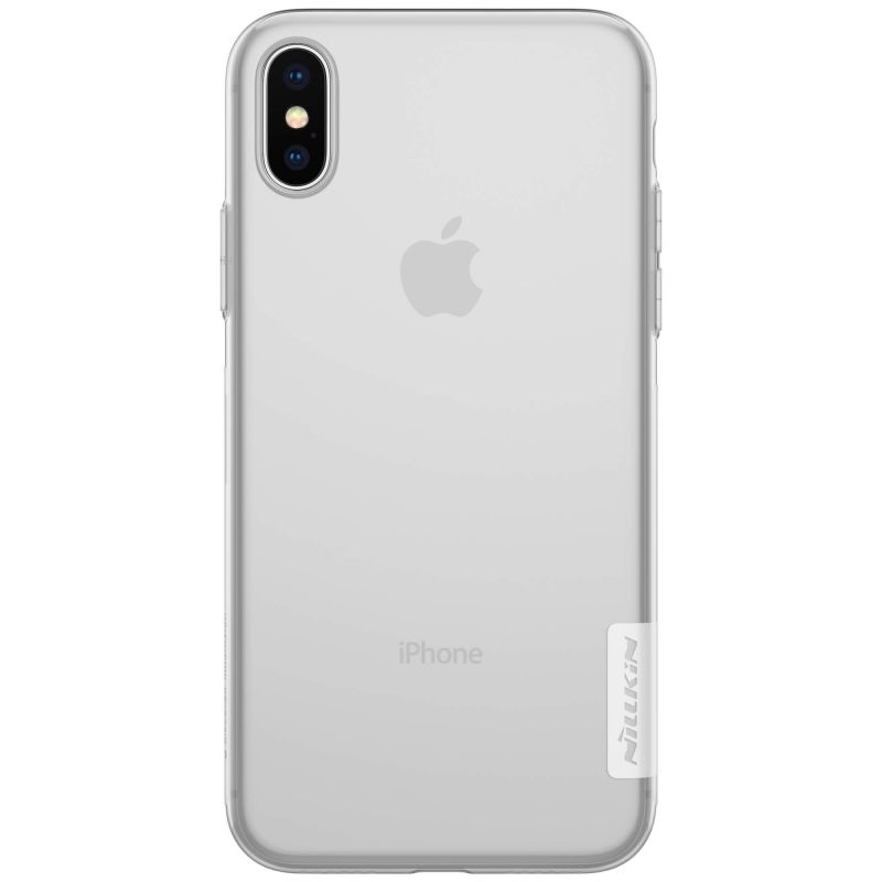 Ốp Lưng Dẻo Silicon Trong Suốt cho Apple iPhone XS, iPhone X Hiệu Nillkin - Hàng chính hãng.