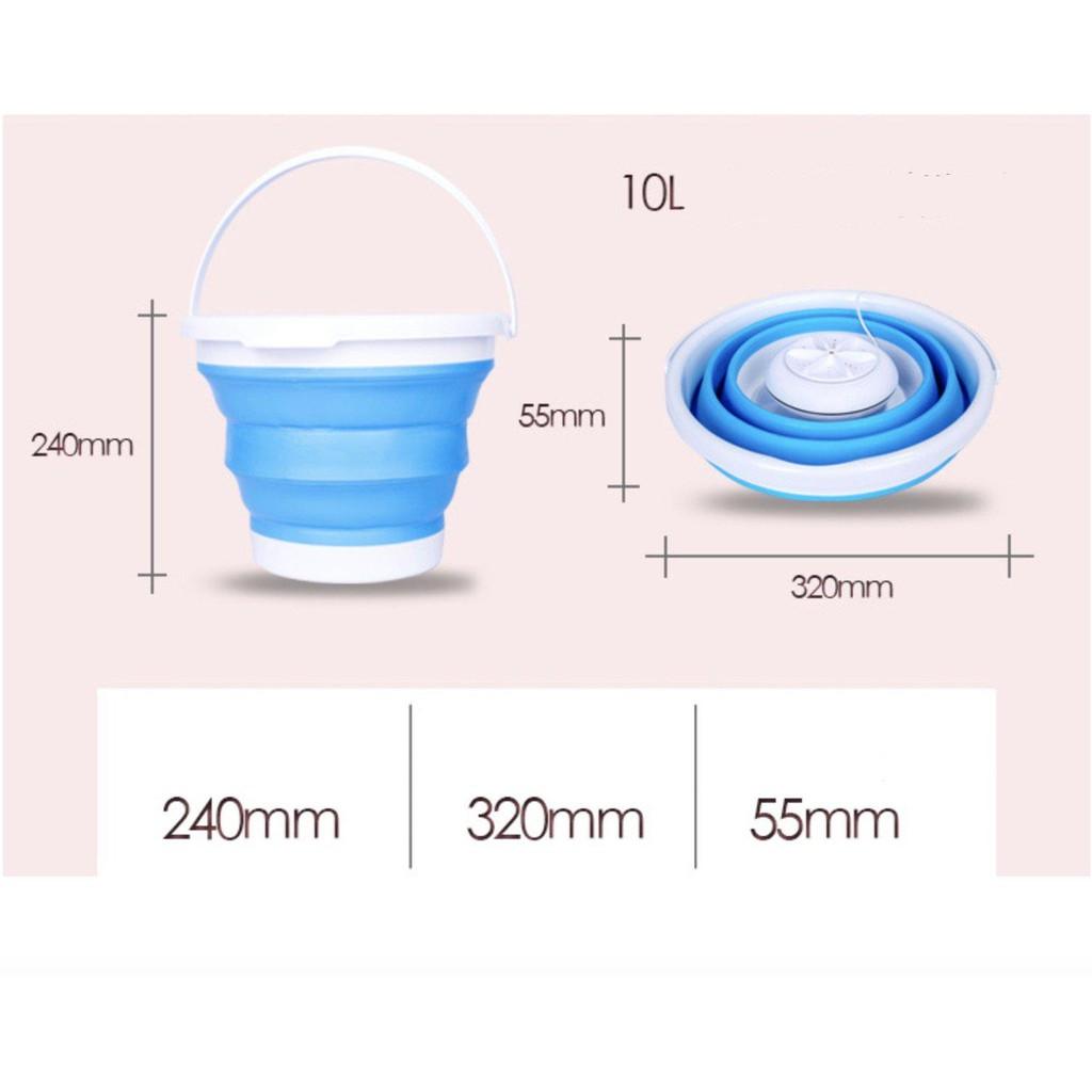 Máy giặt siêu âm xếp gọn USB PP+TPR Japan - Home and Garden