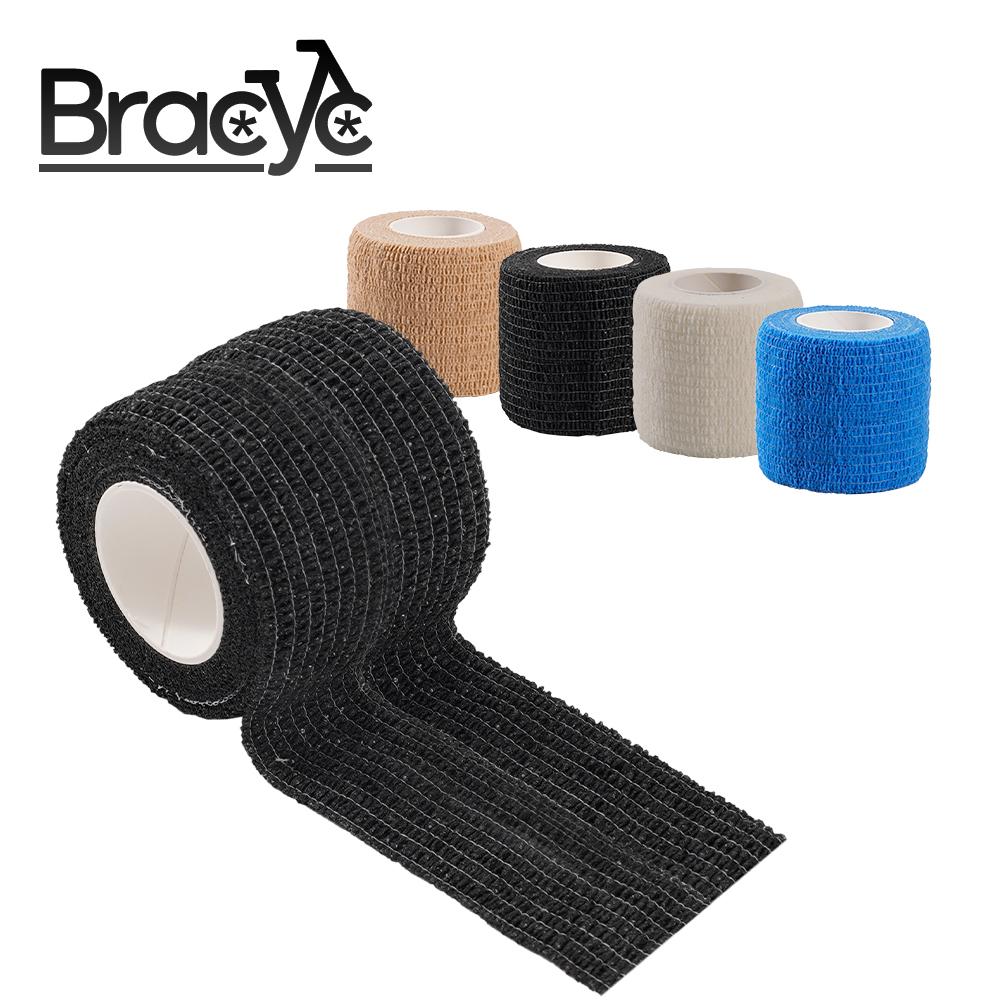 Tự kết dính dây đàn hồi thể thao hình xăm hấp dẫn Kinesiology Băng Băng bọc elastoplast cho chấn thương ngón tay cổ tay cá chân Color: Black 1 Rolls Size: 5cm X 4.5m