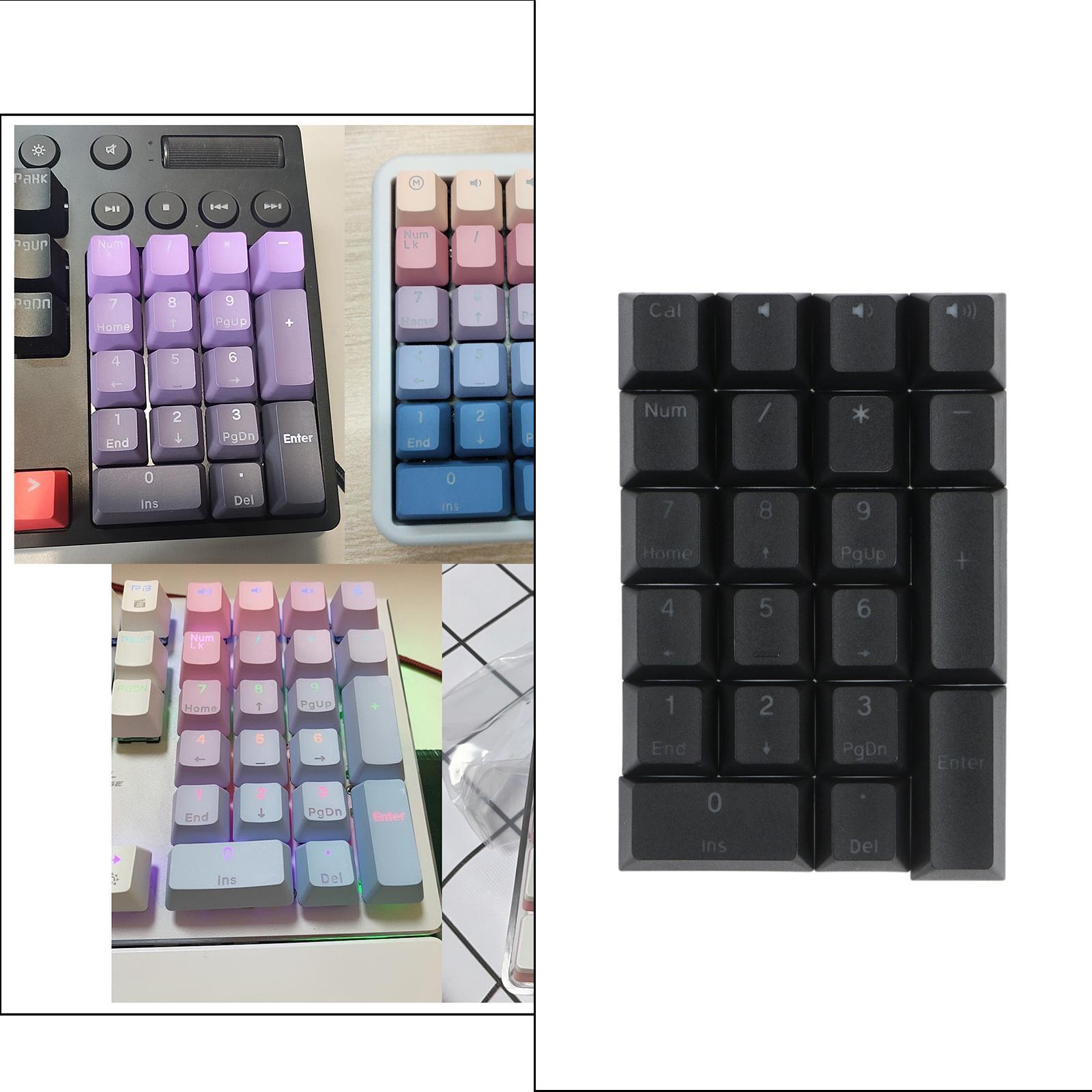 Mechanical Keyboard Numeric Layout Dustproof Waterproof Office 17Key for