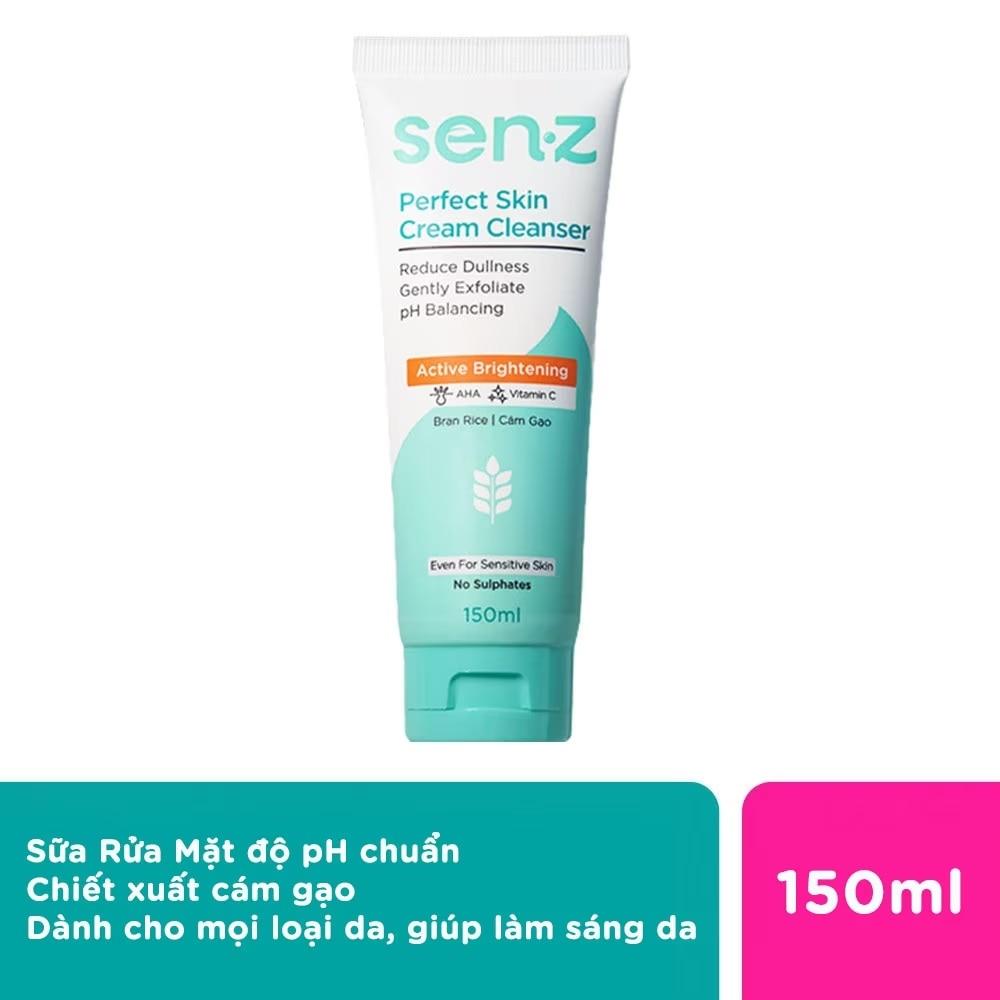 Kem Rửa Mặt SenZ Perfect Skin Cám Gạo 150ml