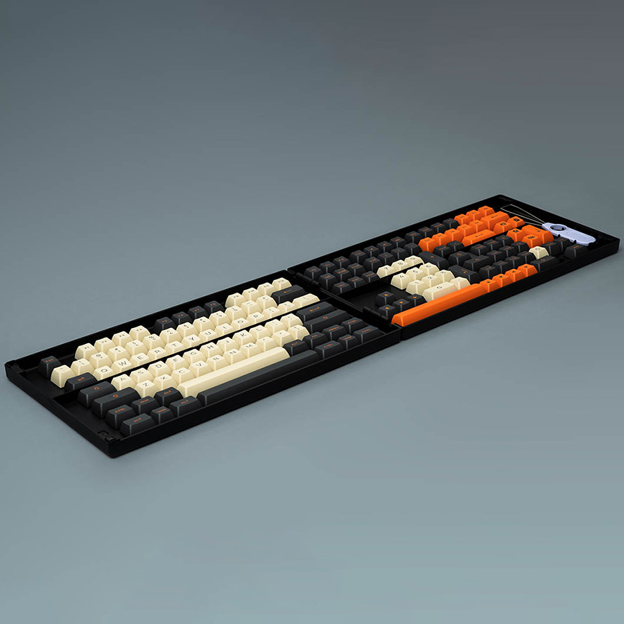 Nút Bàn Phím Cơ AKKO Keycap Set - Carbon Retro (ASA Profile) - Hàng Chính Hãng