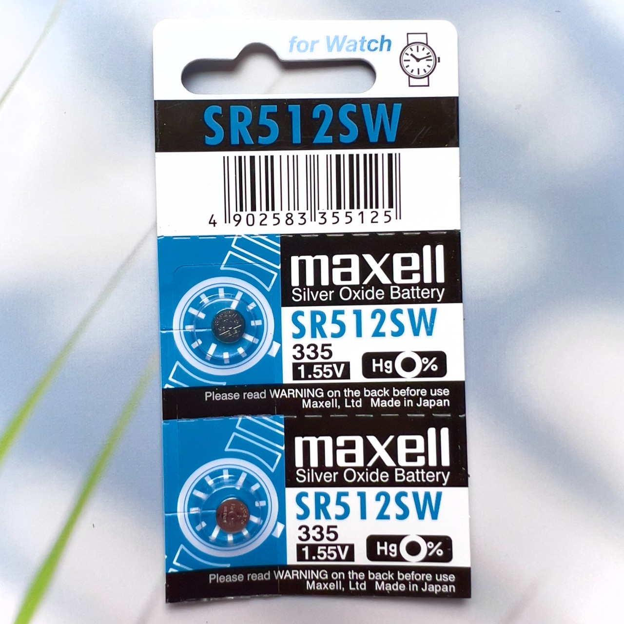 Pin Maxell Nhật Bản SR512SW / 335 (Viên Lẻ) Hàng Chính Hãng Made in Japan