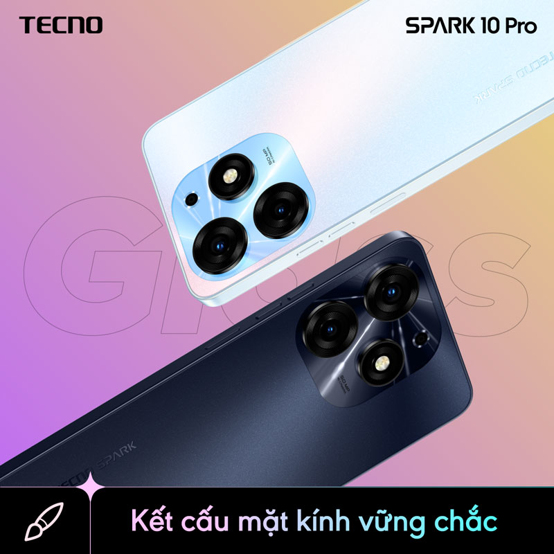 Hình ảnh Điện thoại Tecno SPARK 10 Pro 8GB/128GB - Helio G88 | 5000 mAh | Sạc nhanh 18W | Cảm ứng vân tay - Hàng chính hãng