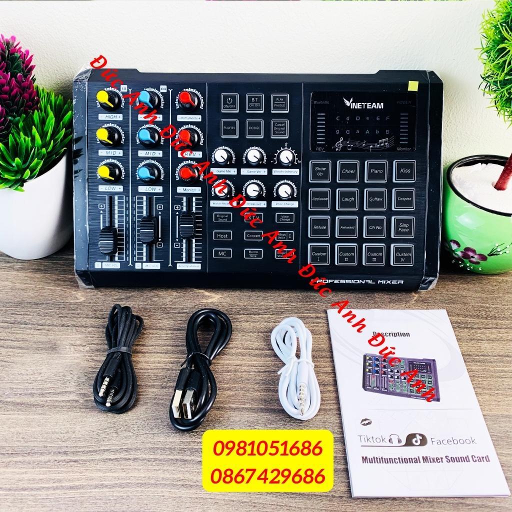 Sound card S8 2020 có 2 cổng mic và tích hợp cổng nhạc cụ hát karaoke livestream thu âm thế hệ mới, cho âm thanh cực hay