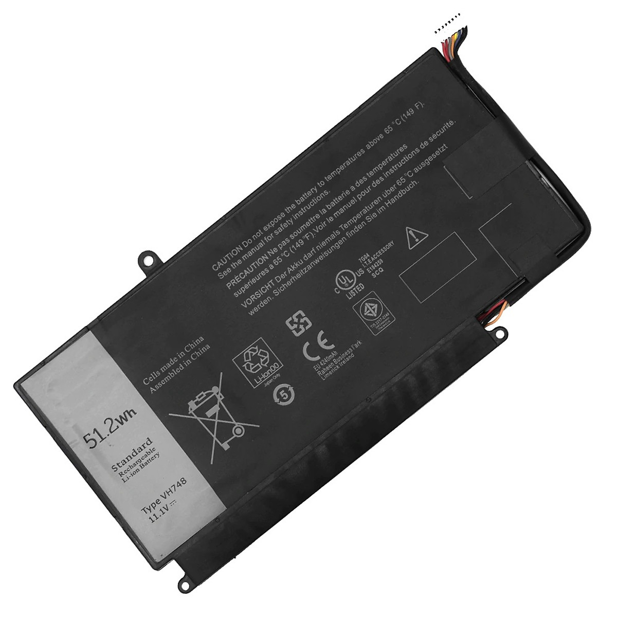 Pin Battery dùng cho Laptop Dell Inspiron 14 5439 VH748 Original 51.2Wh