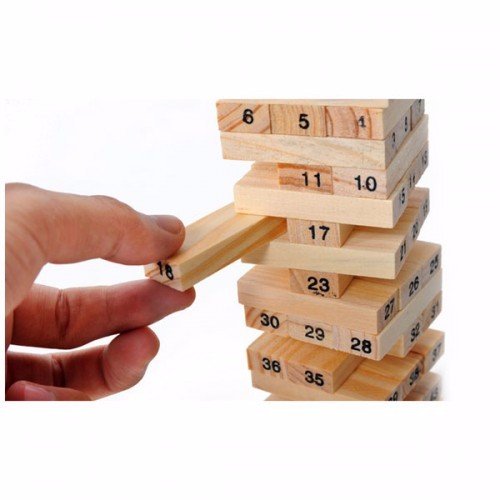 BỘ ĐỒ CHƠI RÚT GỖ WISS TOY và 4 xúc xắc - BY9020