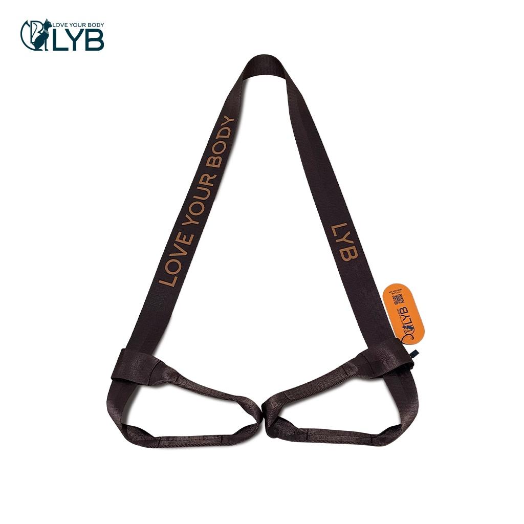 Dây đeo thảm yoga đơn giản thanh lịch màu nâu LYB - FW22-A00023