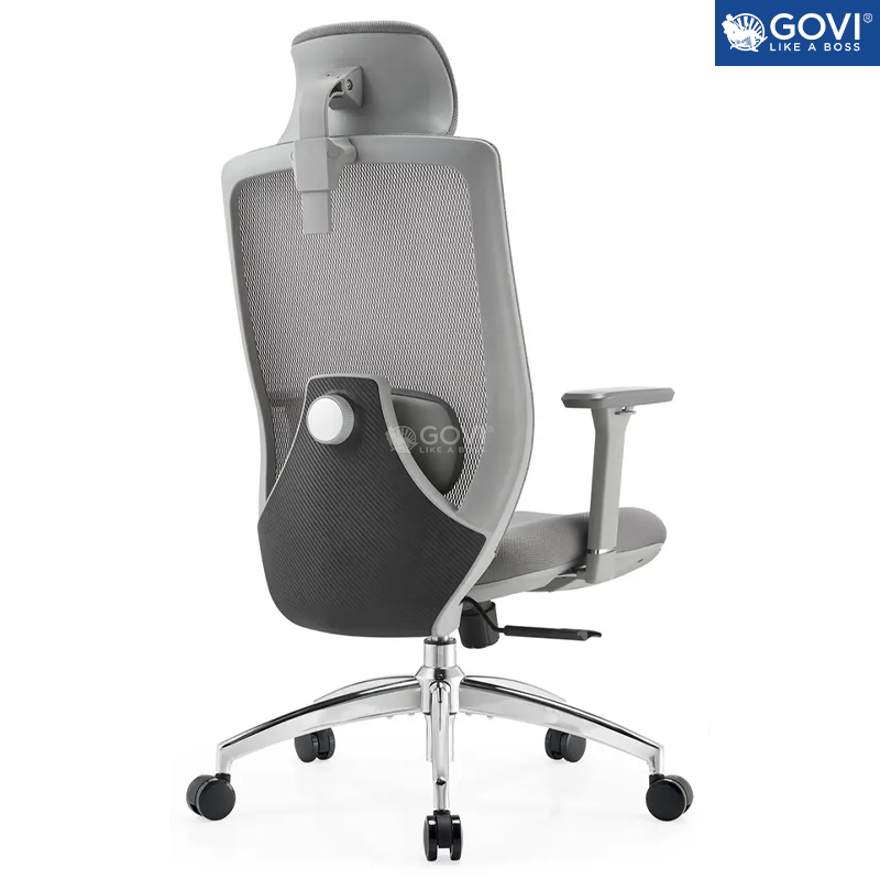 Ghế công thái học Ergonomic GOVI Como C608A - Tay ghế 3D, lưng ghế bằng vải lớp 2 lớp, có thể chỉnh ngả 90-135 độ