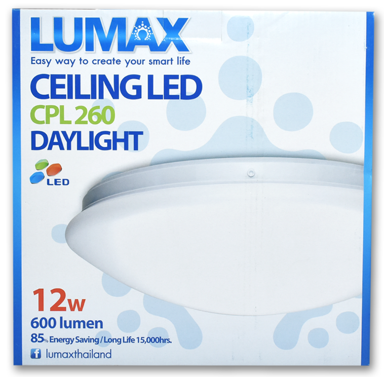 ĐÈN ỐP TRẦN LUMAX , CHUYỂN ĐỔI MÀU 3IN1, 12W, XX THÁI LAN