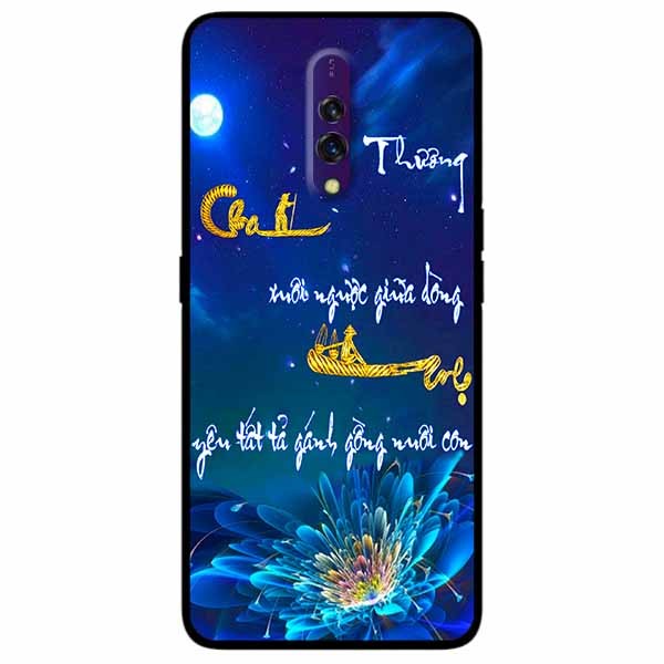 Ốp lưng in cho Realme X Mẫu Thư Pháp Cha Mẹ