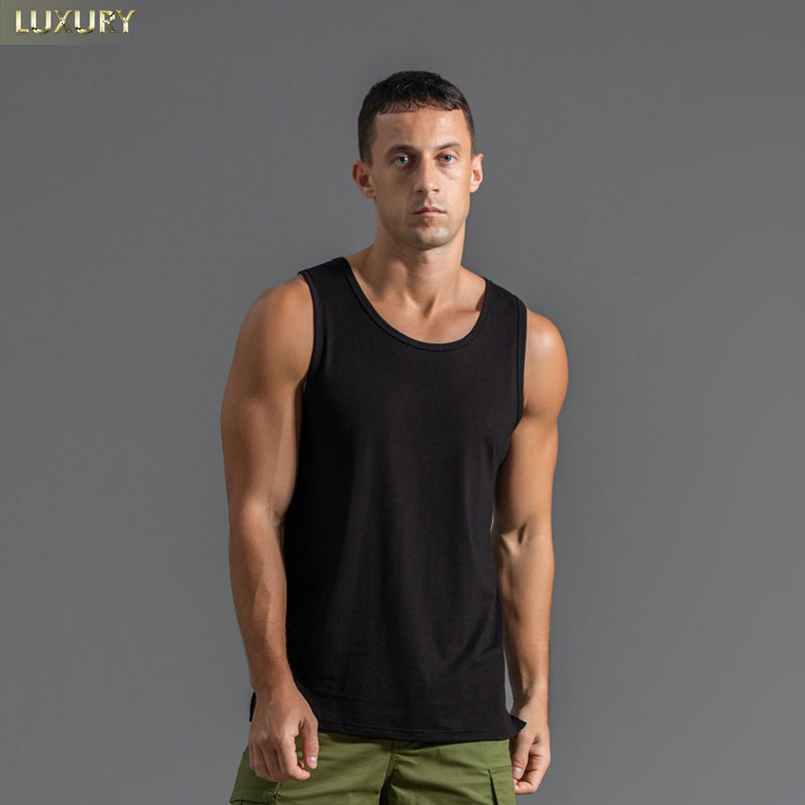 Áo thun 3 lỗ nam màu trơn đơn giản QSHOP AB438