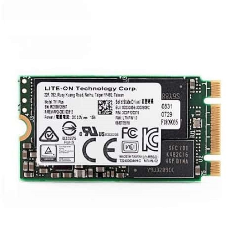 Ổ Cứng SSD LiteOn T11 Plus 128GB M2 2242 PCIe NVMe - Hàng Nhập Khẩu