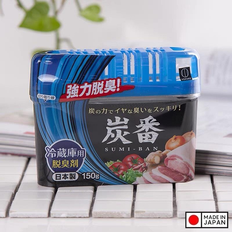Sáp khử mùi tủ lạnh - than hoạt tính Kokubo 150g - Hàng Nội Địa Nhật Bản
