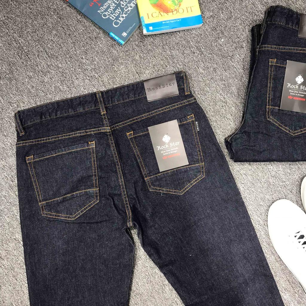 Quần jeans nam dài ống đứng, chất đẹp co giản 1708 gold, grey