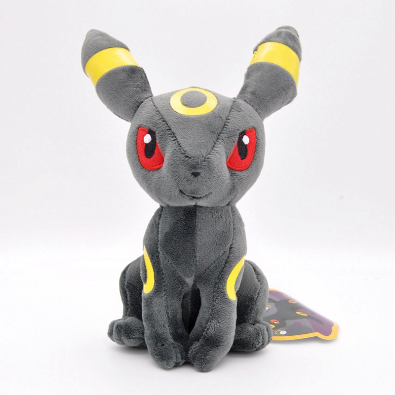 Gấu bông pokemon Eevee (eevui) bóng đêm mèo Umbreon (20cm---&gt;35cm) nguyên tem nguyên tag xịn mịn đẹp hàng cao cấp, an toàn cho trẻ nhỏ