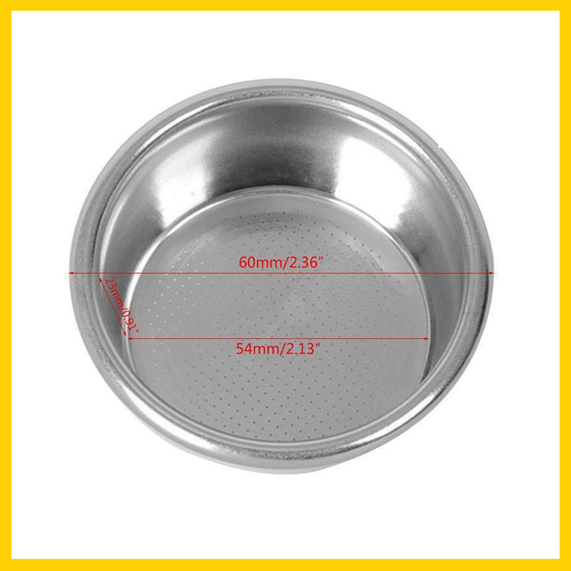 Giỏ lọc 54mm dành cho máy Breville, Gaggia Gran, Staresso Mirage | Filter Basket 54mm