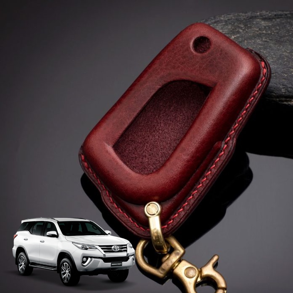 Bao Da Chìa Khóa ô tô TOYOTA FORTUNER | Bọc chìa khóa ô tô da thật khâu tay