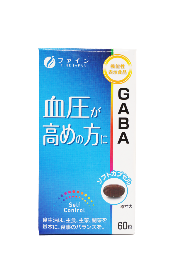 Viên Uống GABA Hỗ Trợ Điều Hòa Huyết Áp Fine Japan - Nhật Bản (Hộp 60 Viên)