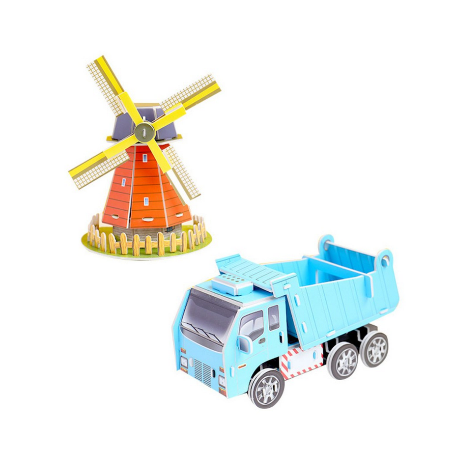 Mô hình 3D lắp ghép độc đáo - Quà tặng, đồ trang trí cho bé - Giao mẫu ngẫu nhiên