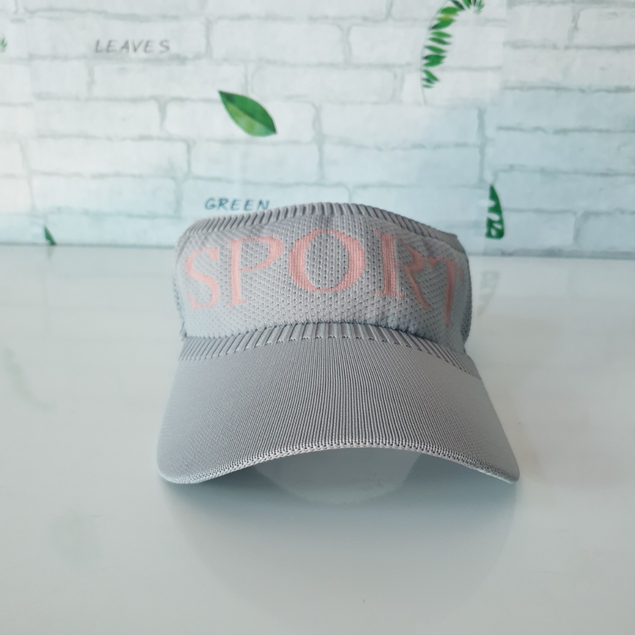 Mũ thể thao sport nửa đầu - Mũ lưỡi trai nửa đầu phong cách thời trang Aloha style-Nón Kết nửa đầu Nữ Spor - Xám