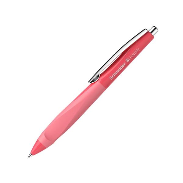 Bút Bi Haptify Coral Pink Schneider 135332 - Mực Xanh