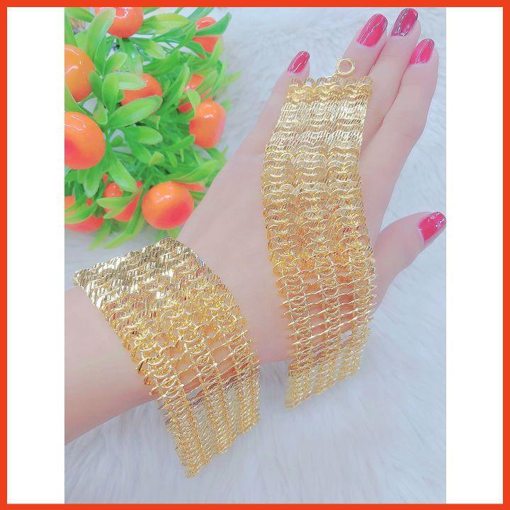 Lắc Tay Xi Vàng Nữ - Lắc Tay Xi Vàng Nữ Thiết Kế Sang Trọng