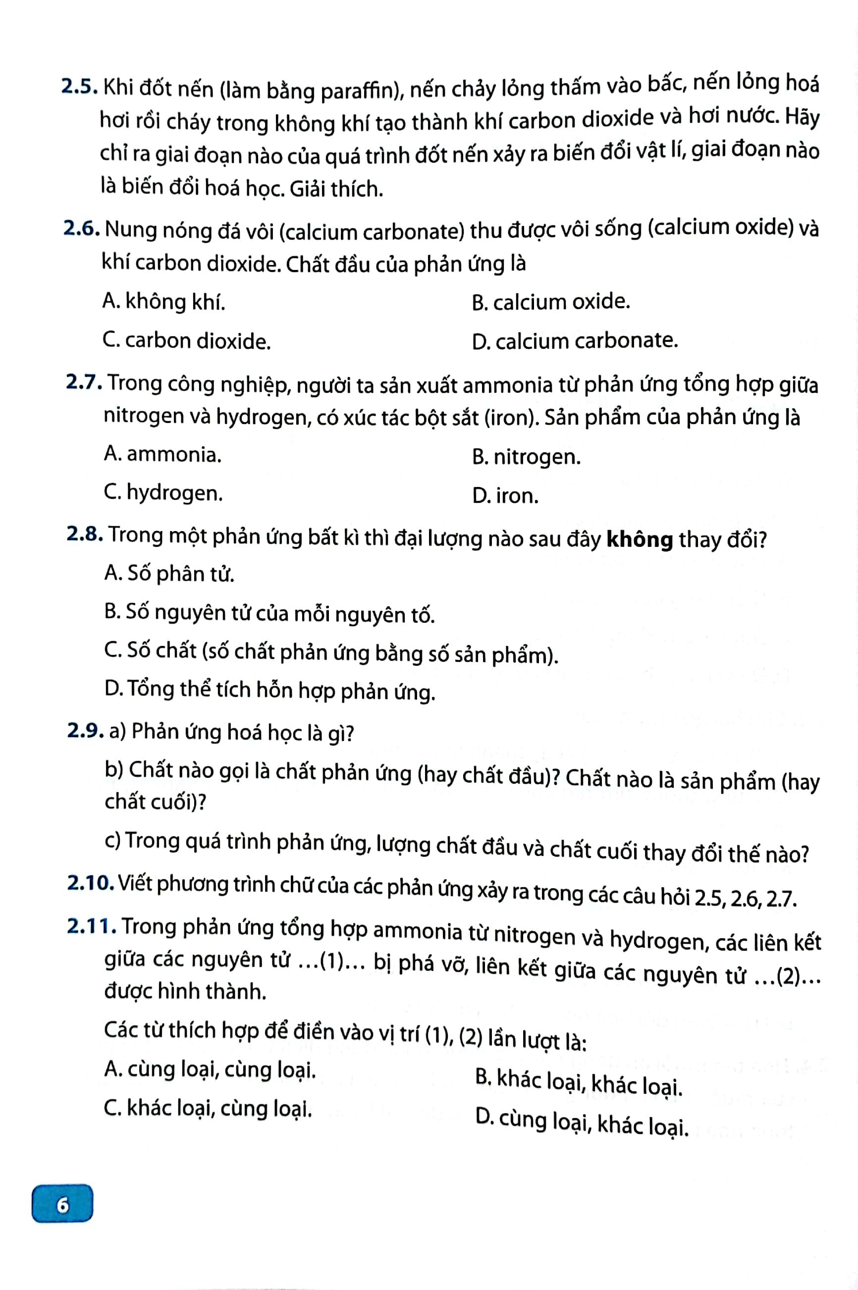 Sách Giáo Khoa Bài Tập Khoa Học Tự Nhiên 8 (Kết Nối Tri Thức) (Chuẩn)