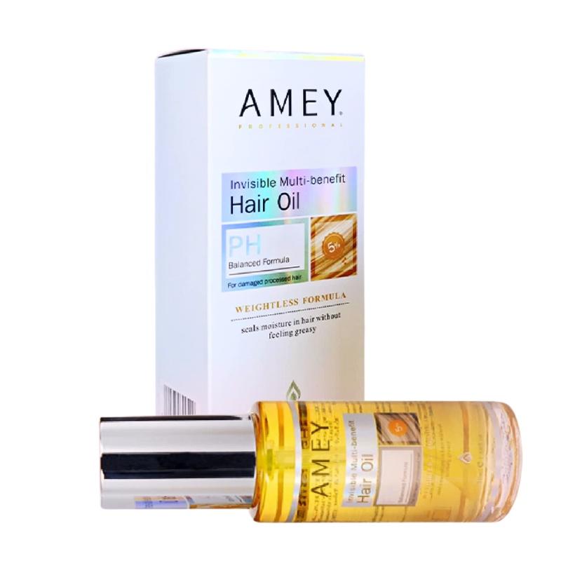 Serum dưỡng tóc uốn thơm lâu tinh dầu AMEY chai lọ dưỡng tóc 50ml TD03