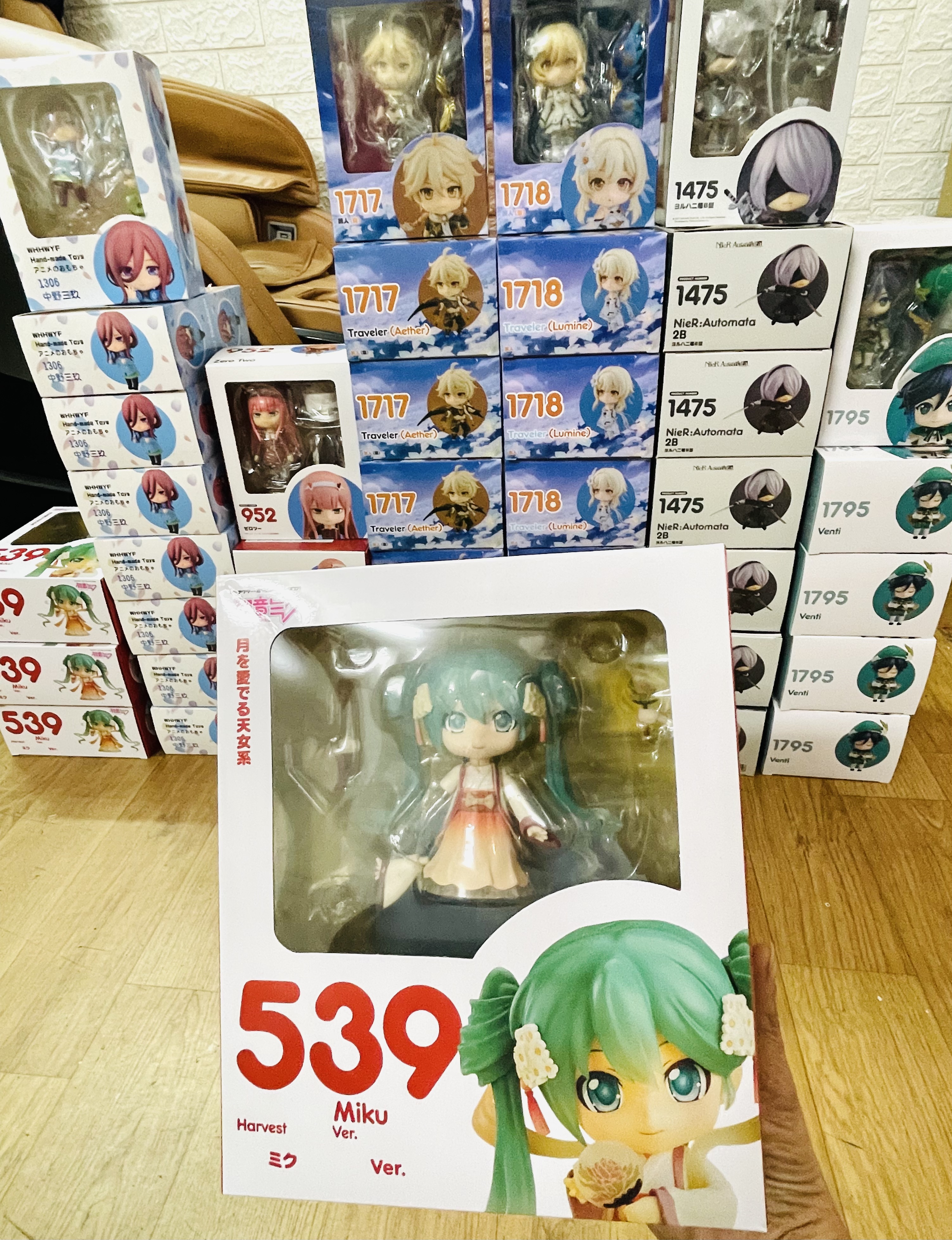 Tượng figure Miku lắp ghép/ Nendoroid hatsune Miku 539