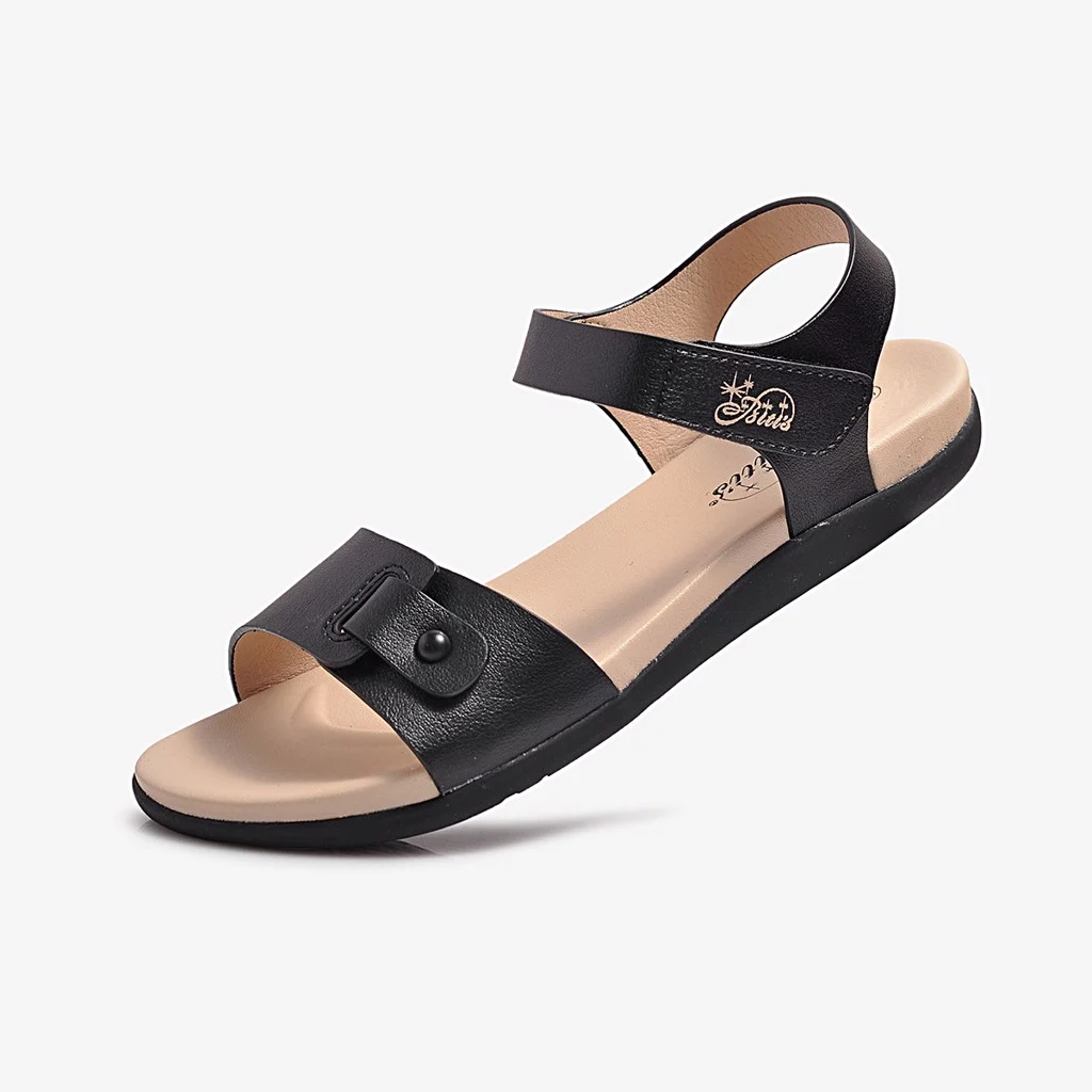 Sandal Cao Su Nữ Biti's BRW000288DEN Siêu Bền