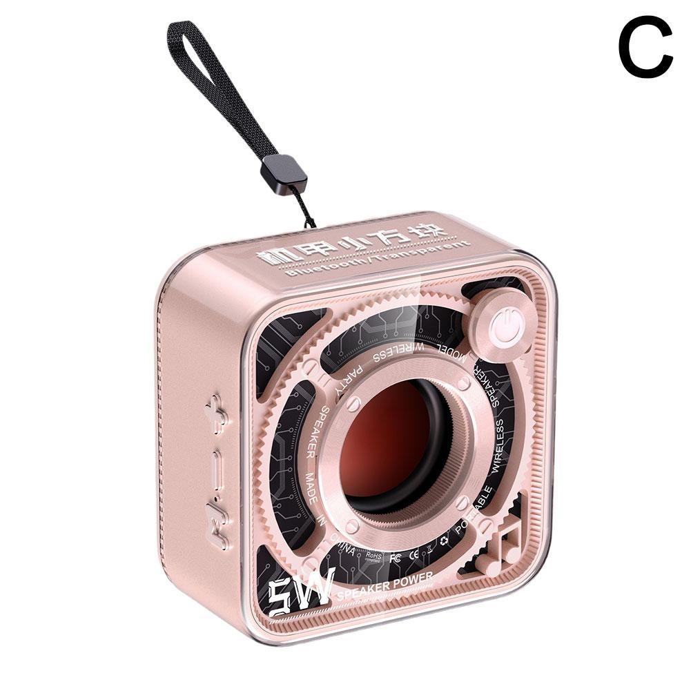 MECH MECH Mini Square loa không dây Bluetooth âm thanh âm thanh âm thanh âm thanh ngoài trời âm thanh ngoài trời loa âm thanh di động Color: d