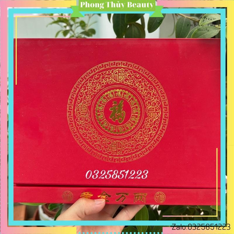 Bộ Kim Nguyên Bảo 10 Thỏi Vàng Quà Biếu Phong Thuỷ Sang Trọng