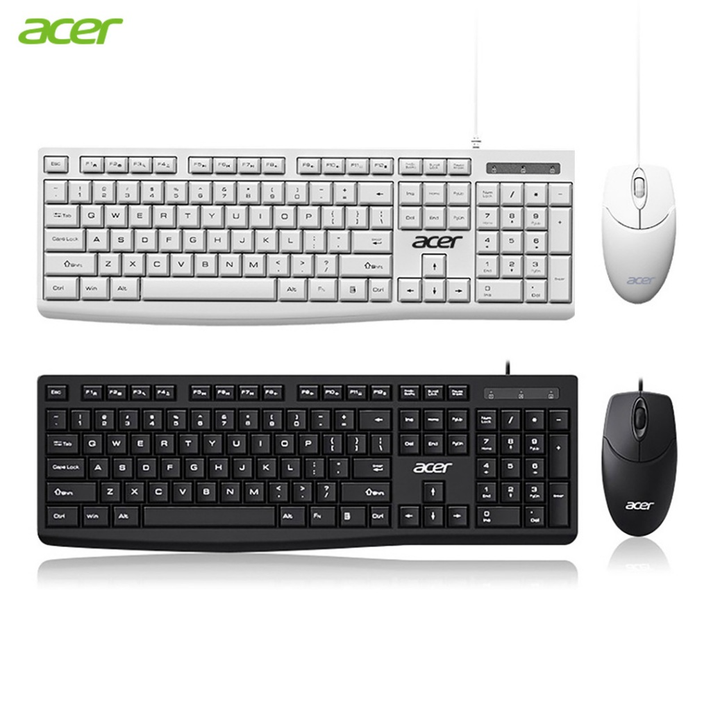 Bộ Bàn Phím Và Chuột Máy Tính xiaomi youpin acer oak040 Siêu Mỏng Thoải Mái