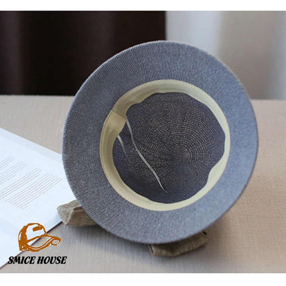 Nón nữ vành nhỏ chống nắng đính nơ tiểu thư, mũ nữ thời trang nhiều màu đi biển đi chơi có thể gấp gọn - Smice House
