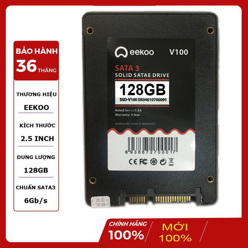 ổ cứng ssd  eekoo 128G,Hàng Chính Hãng.