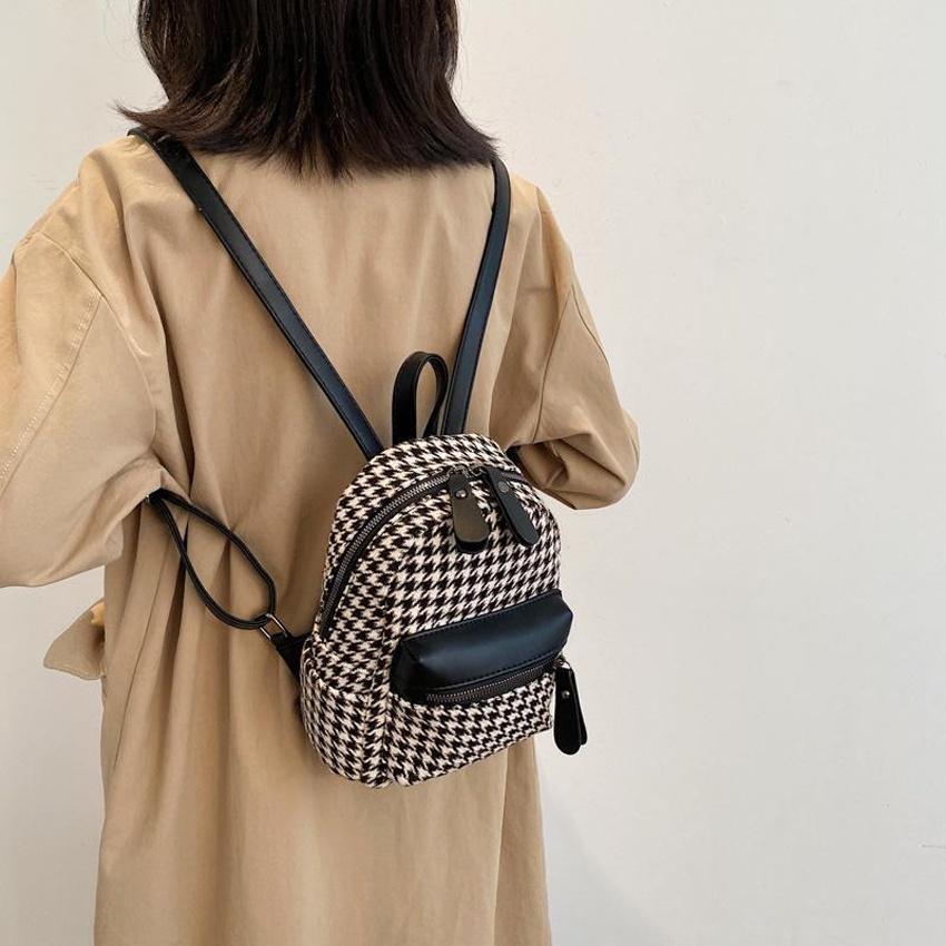 Balo thời trang nữ kẻ caro đi học đi chơi Giatot68 98