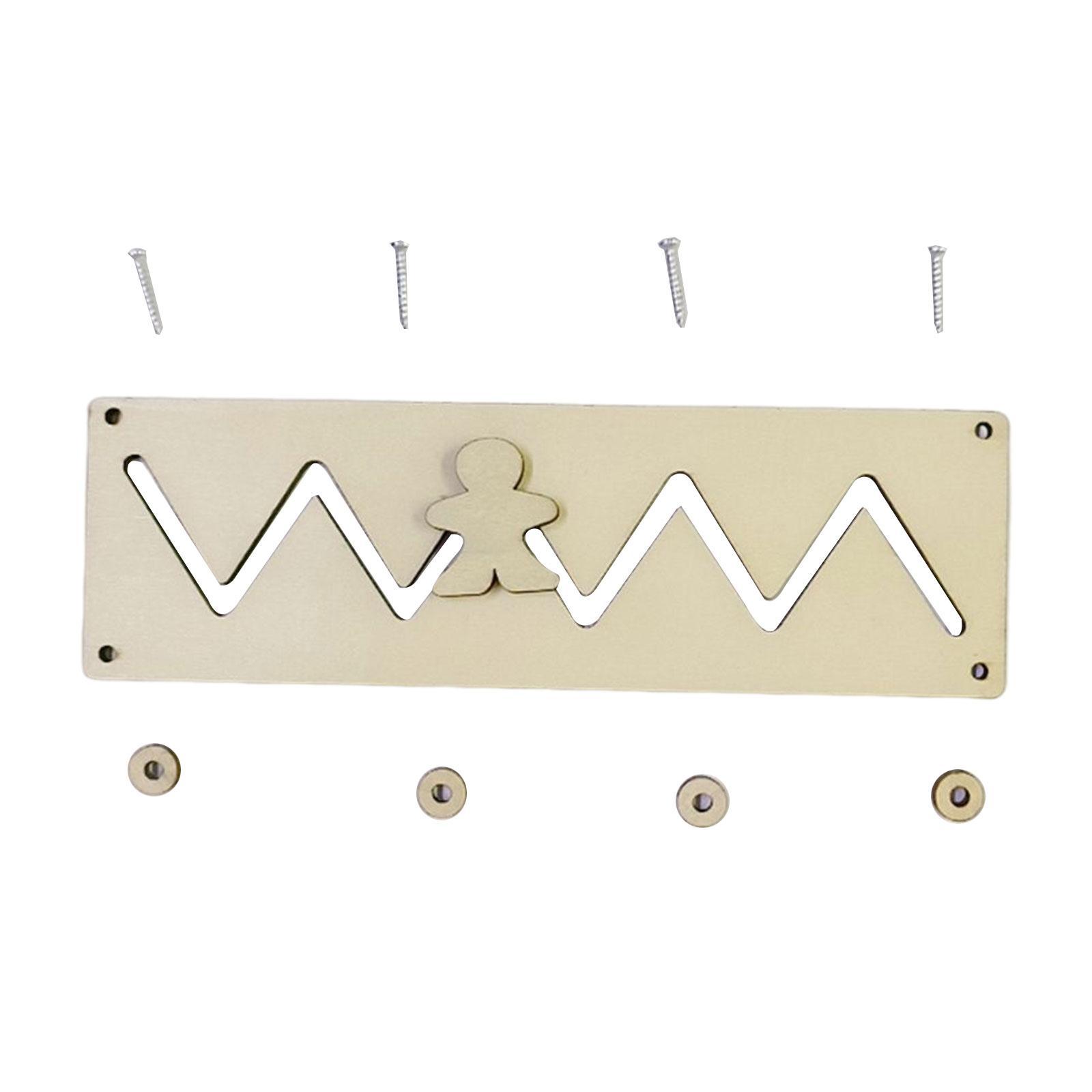 Child Busy Board DIY Parts Slide Track Developmental Toy Cognition Game